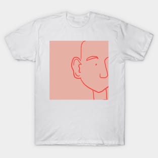 Lineart face T-Shirt